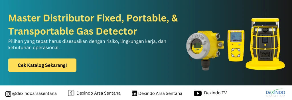 dapatkan gas detector fixed system, portable, transportable